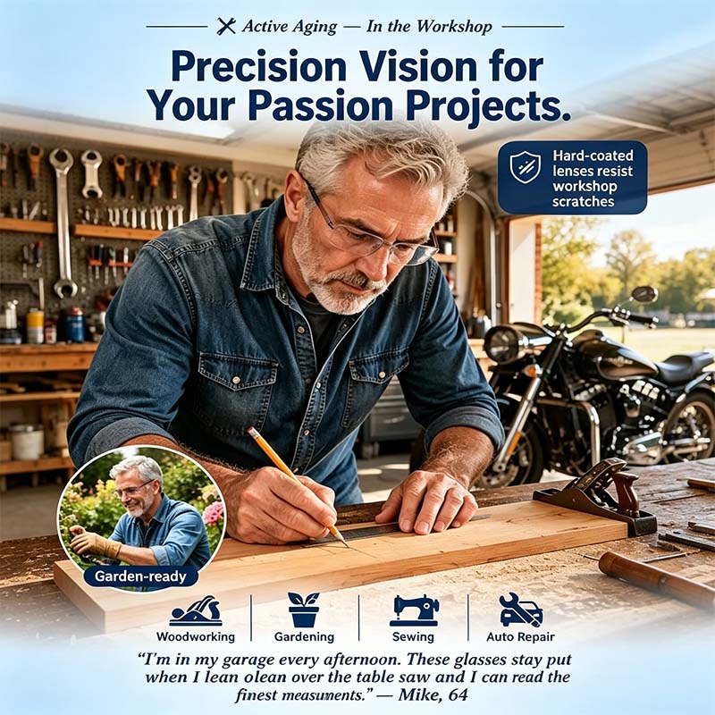 👓Multi-Zone Photochromic Reading Glasses (offer)