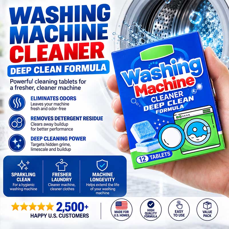 🧼🌀Washing Machine Cleaner Tablets
