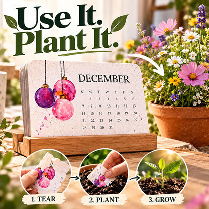🌱 2027 Plantable Calendar – Use It. Plant It. Watch It Grow.🌱 ☀