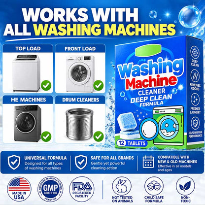 🧼🌀Washing Machine Cleaner Tablets