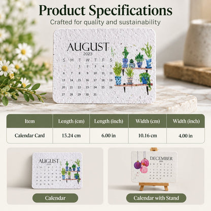 🌱 2027 Plantable Calendar – Use It. Plant It. Watch It Grow.🌱 ☀