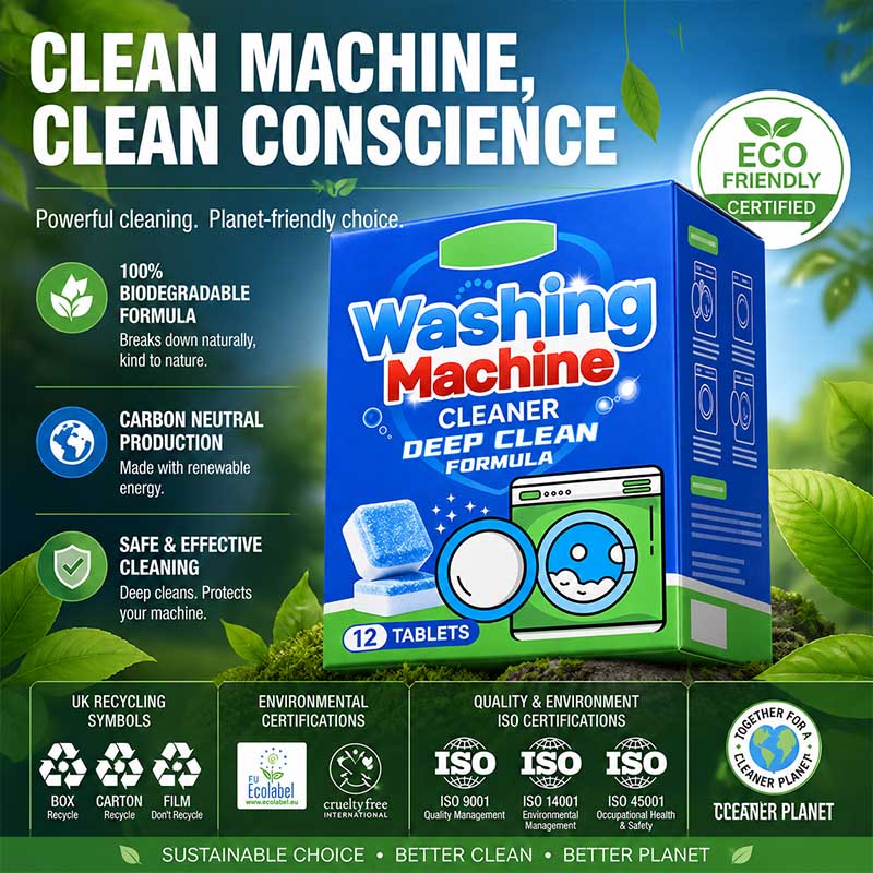 🧼🌀Washing Machine Cleaner Tablets