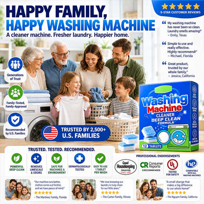 🧼🌀Washing Machine Cleaner Tablets