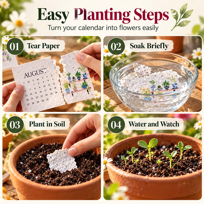 🌱 2027 Plantable Calendar – Use It. Plant It. Watch It Grow.🌱 ☀