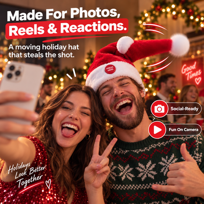 🎅 Singing & Dancing Santa Hat – The Christmas Hat That Steals the Party (offer)
