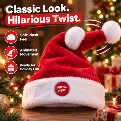 🎅 Singing & Dancing Santa Hat – The Christmas Hat That Steals the Party (offer)