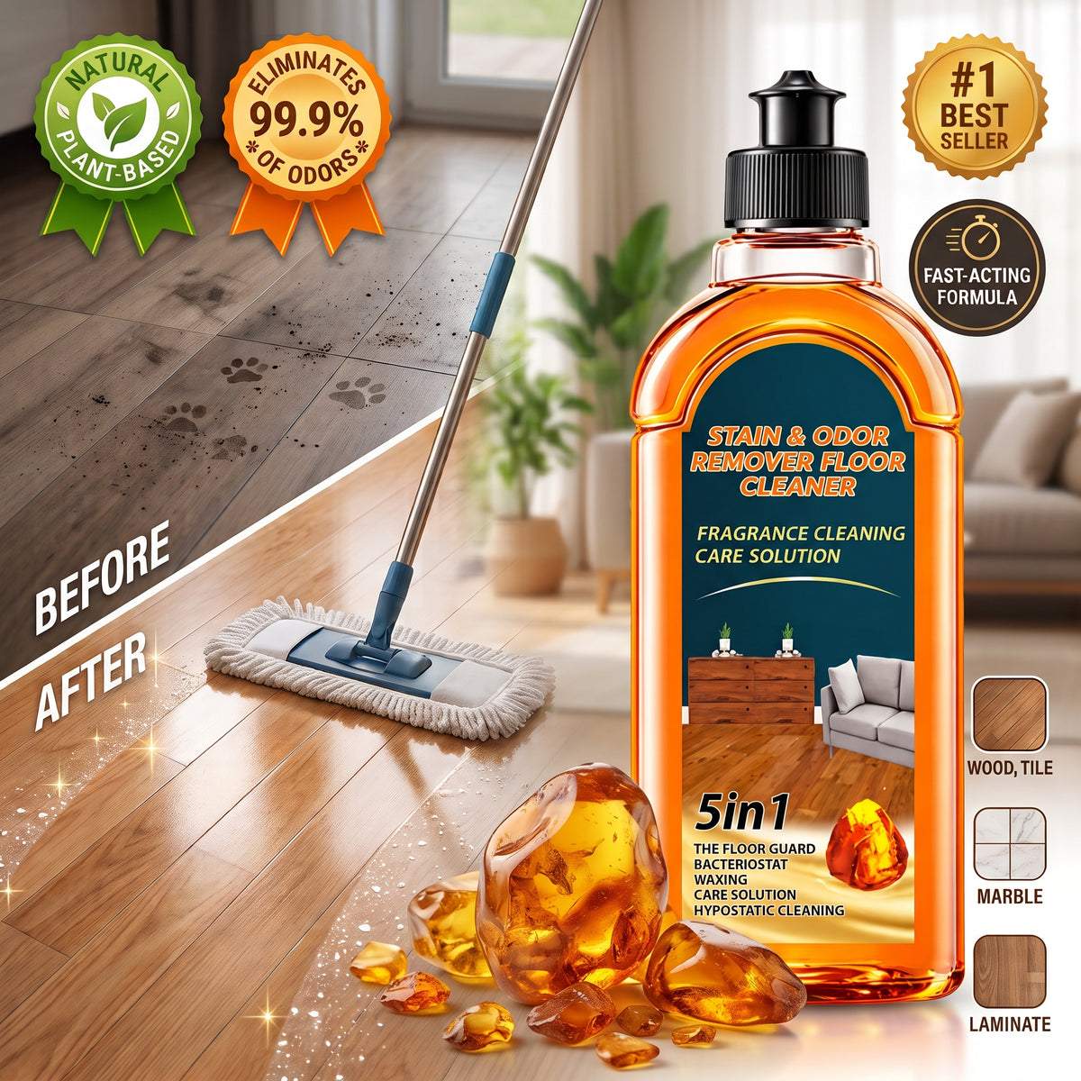 Stain & Odor Remover Floor Cleaner🧼 (offer)