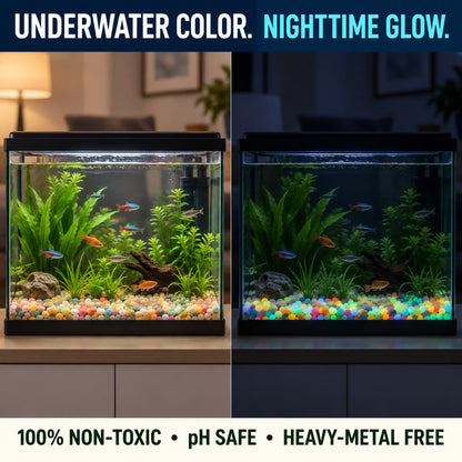 ✨ Mixed-Color Glow-in-the-Dark Garden Stones – Bring Your Garden to Life After Sunset (offer)